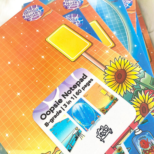 Bloc-notes A5 Oopsie - B-grade - 3 visuel en 1