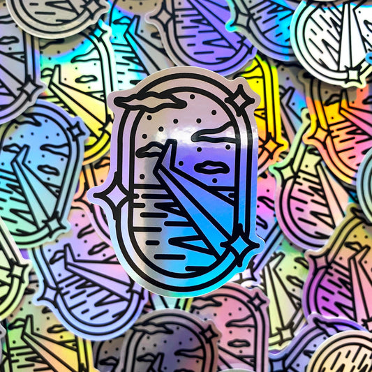 Holographic Waterproof Sticker - "Dreamy Fly"