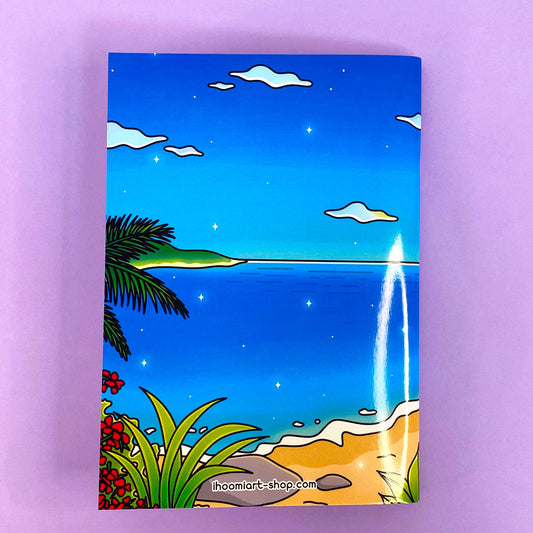 A5 Reusable Sticker Book - Tropical Exploration Cover