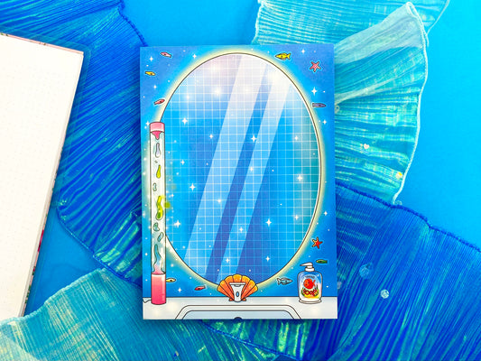 Nostalgic Fish A5 Notepad – Under the sea bathroom