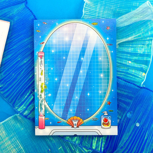 Nostalgic Fish A5 Notepad – Under the sea bathroom