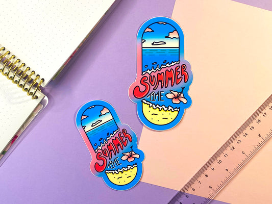 Sticker Waterproof "Summer Time"