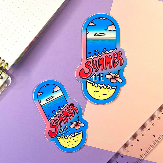 Sticker Waterproof "Summer Time"