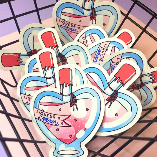 Sticker Waterproof "Liqueur d'amour"