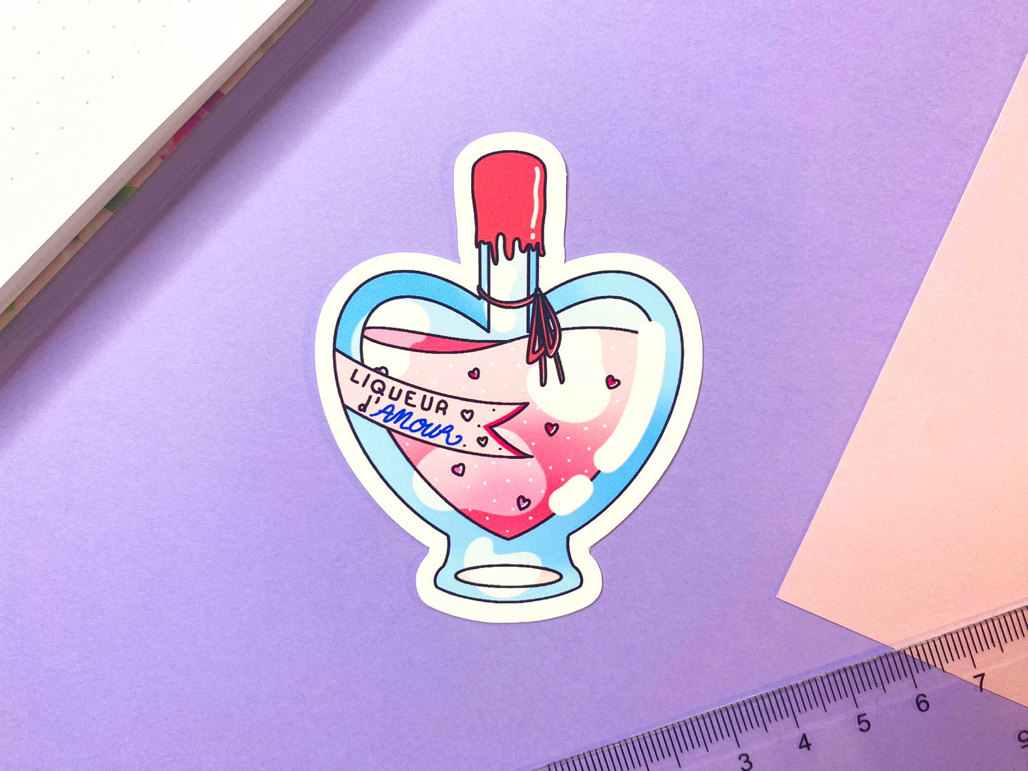 Waterproof Sticker "Liqueur of love"