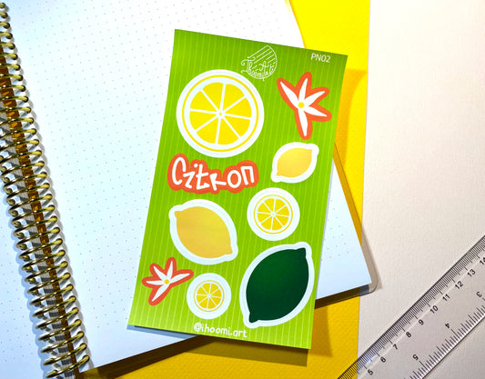 Sticker sheet | Lemons