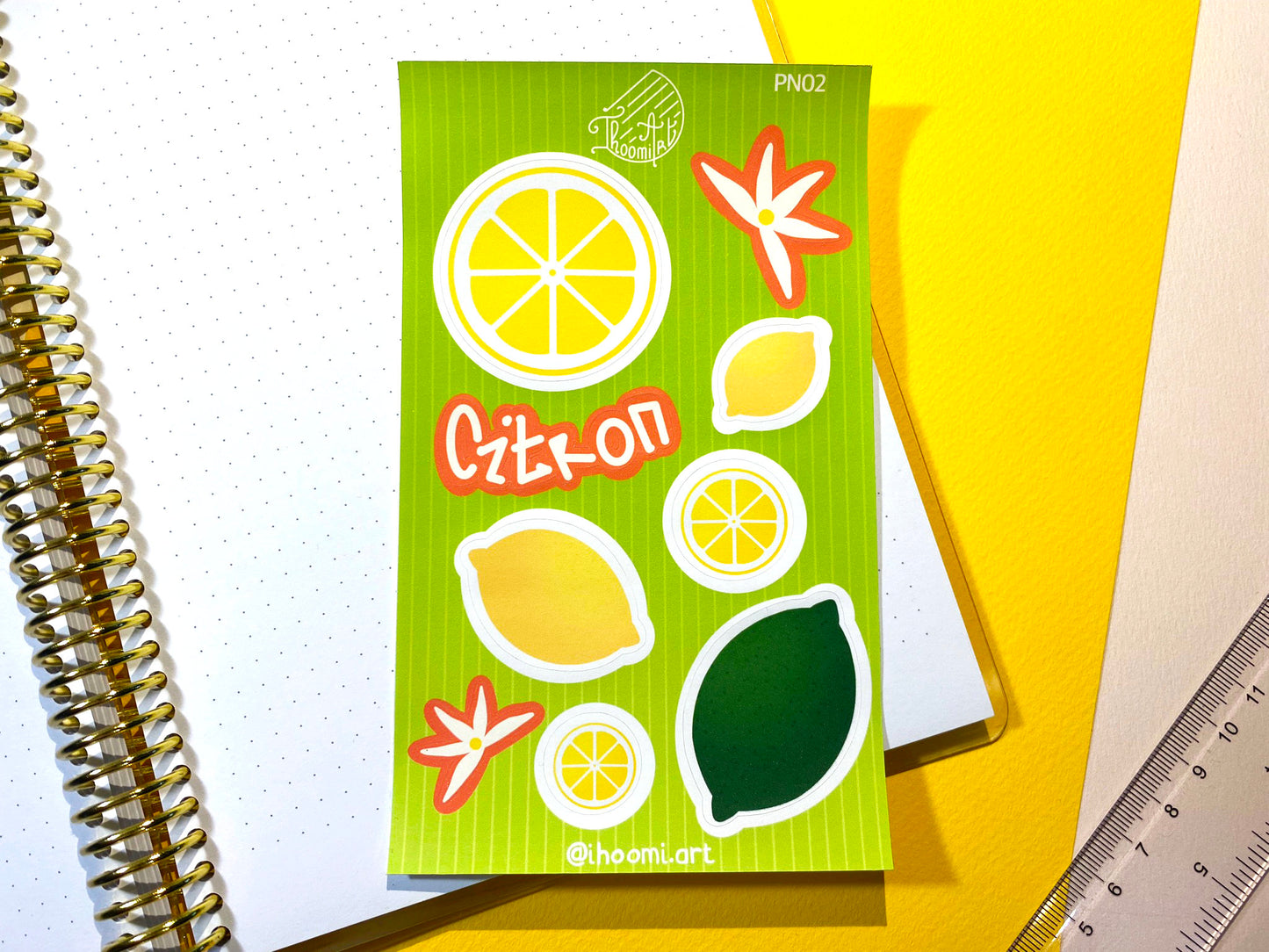 Sticker sheet | Lemons