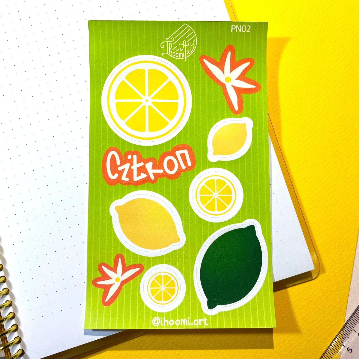 Sticker sheet | Lemons