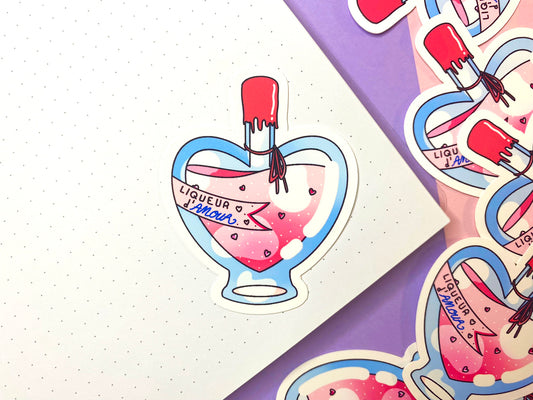 Waterproof Sticker "Liqueur of love"