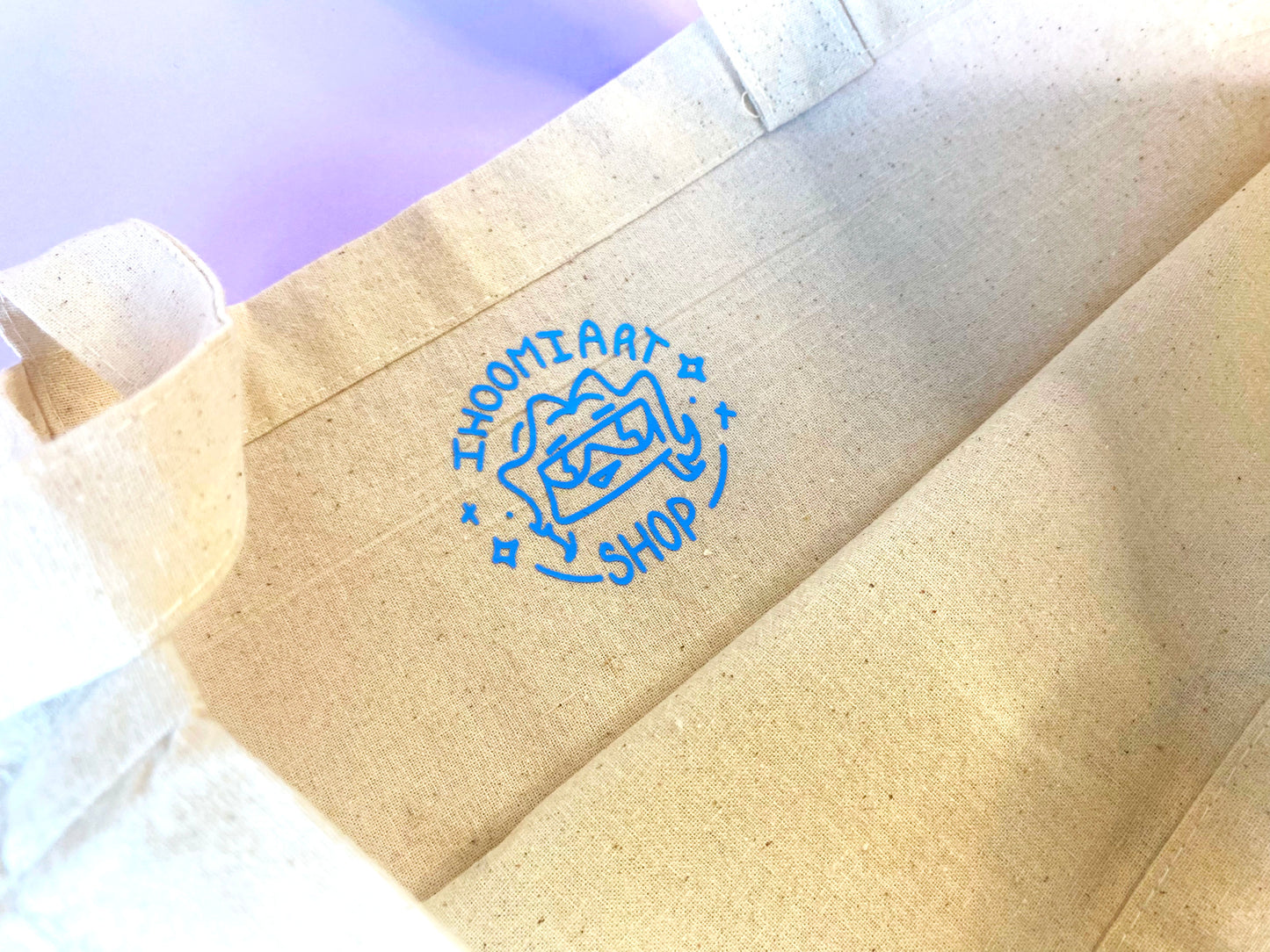 Tote Bag - Coquillage, vue sur la mer & palmier