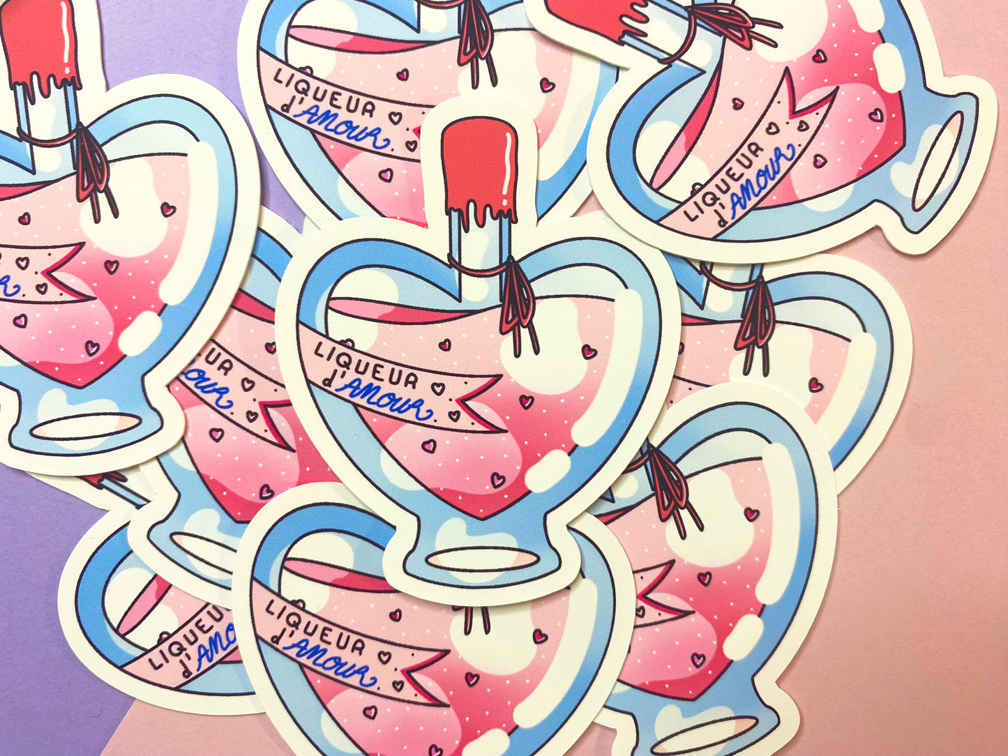 Waterproof Sticker "Liqueur of love"