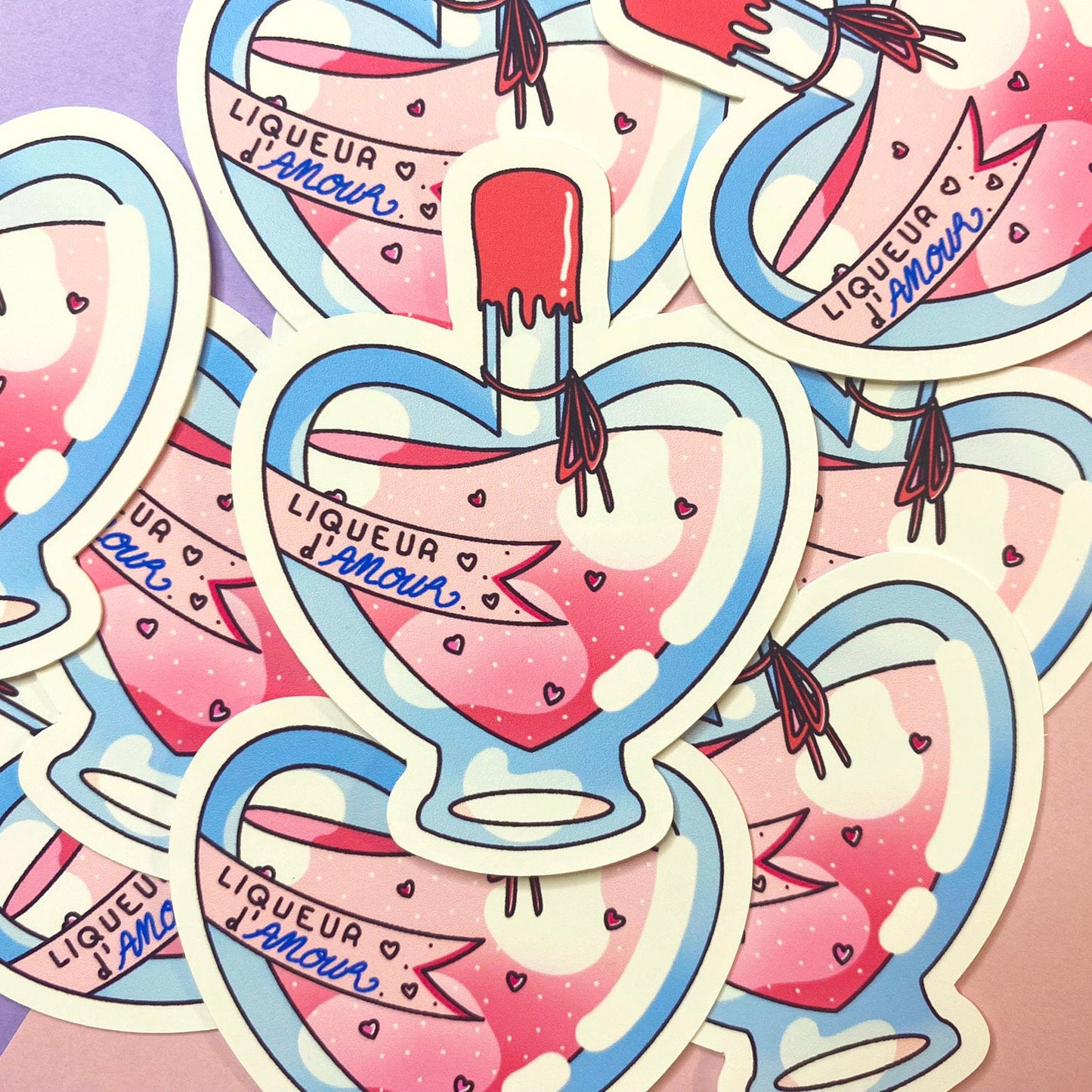 Sticker Waterproof "Liqueur d'amour"