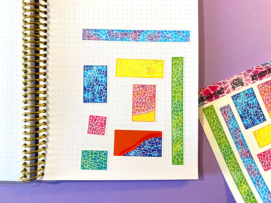 Sticker Sheet | Colorful water