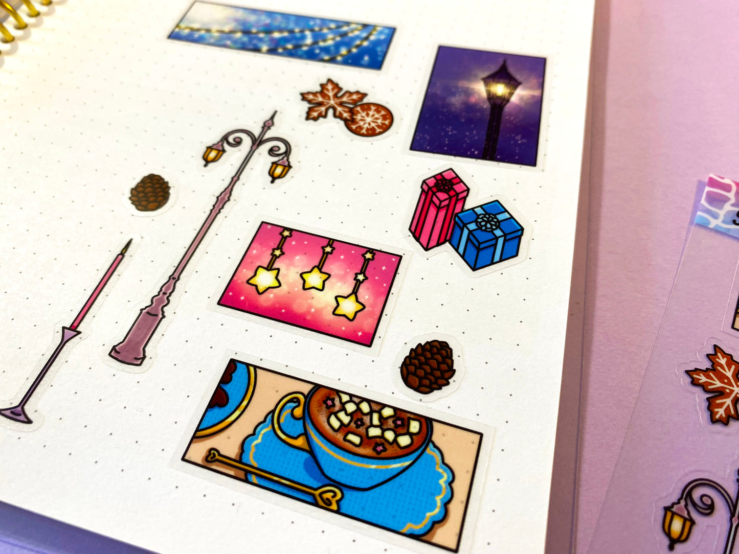 Clear Sticker Sheet | Winter and christmas memories