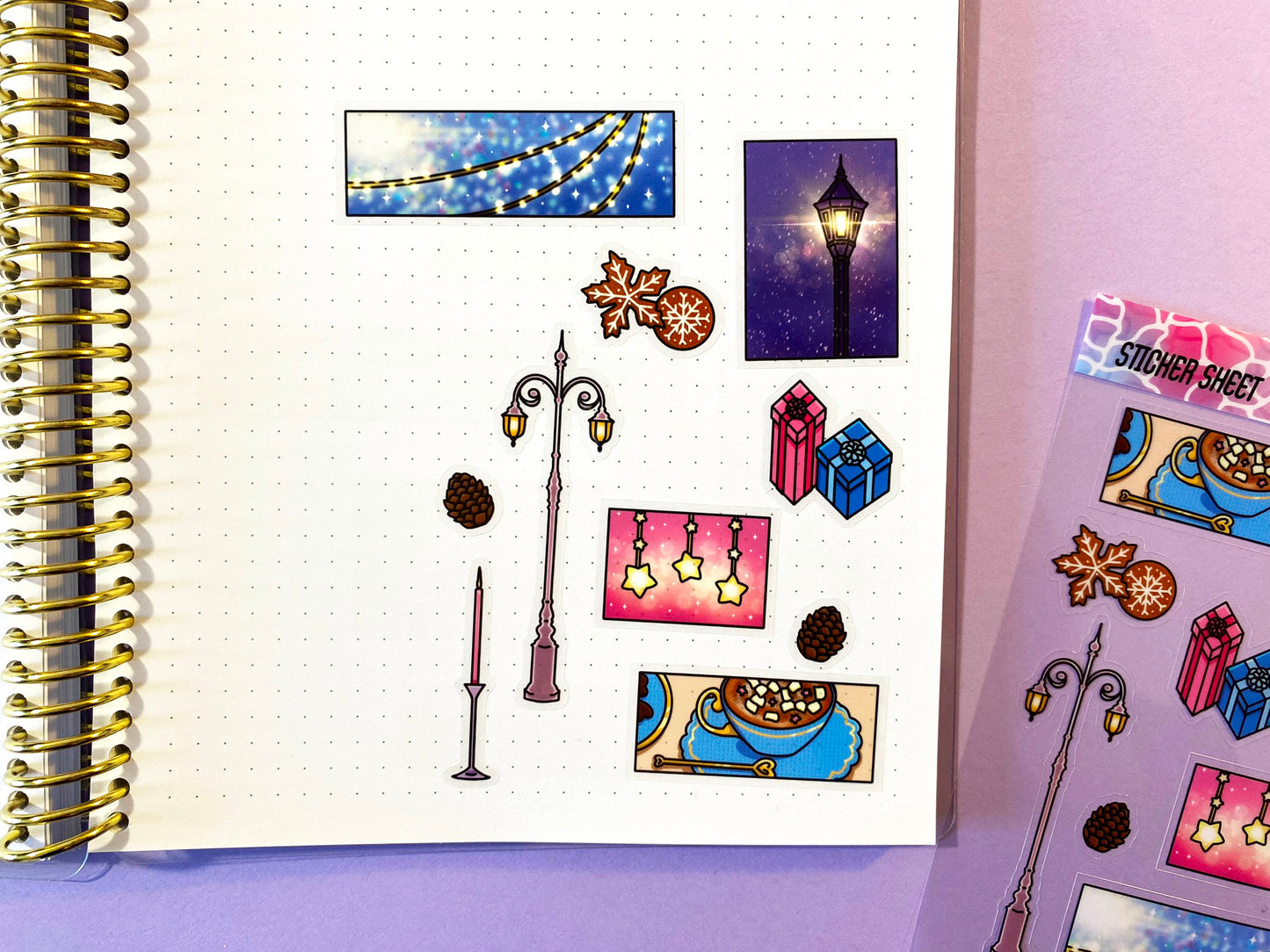 Clear Sticker Sheet | Winter and christmas memories