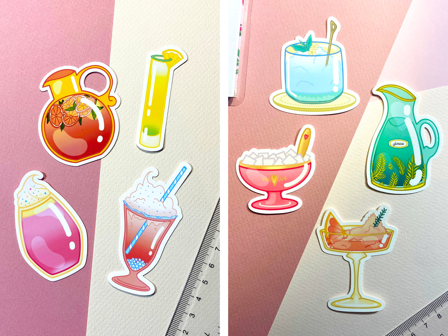 Summer Cocktails Stickers Collection | Pack