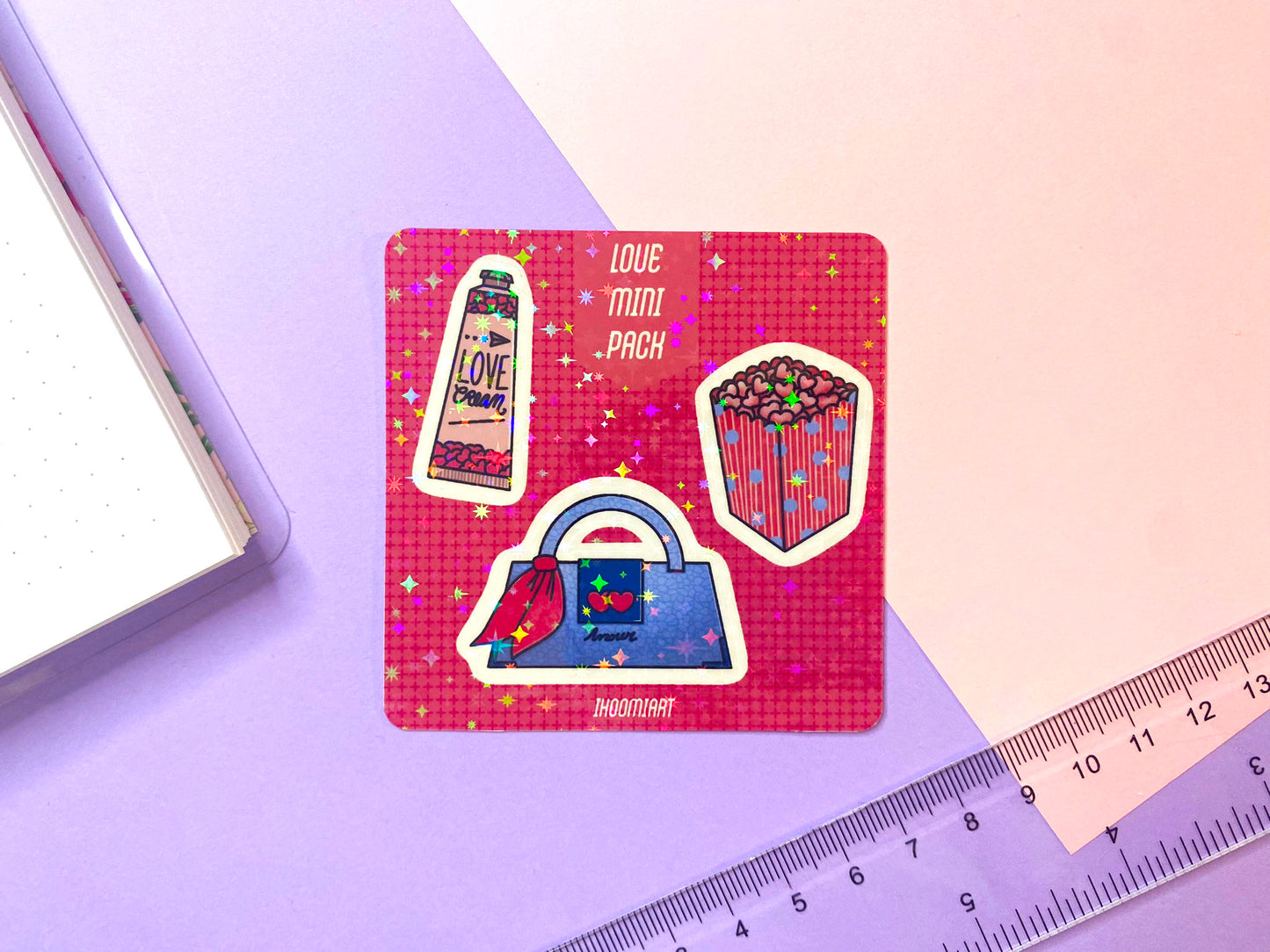 Mini Sheet of stickers - Love Pack