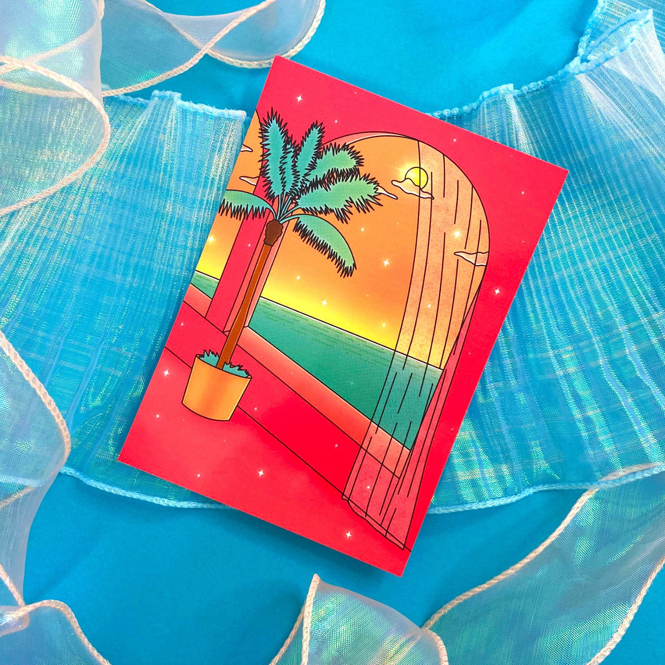 Carte postale / Art Print Hot Summer - Vue de l'océan ensoleillé