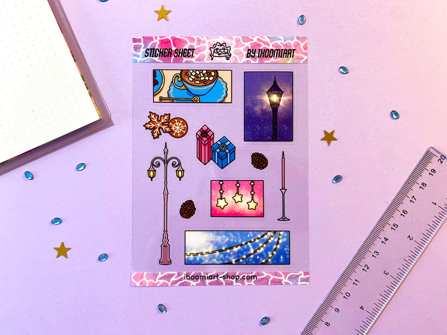 Clear Sticker Sheet | Winter and christmas memories
