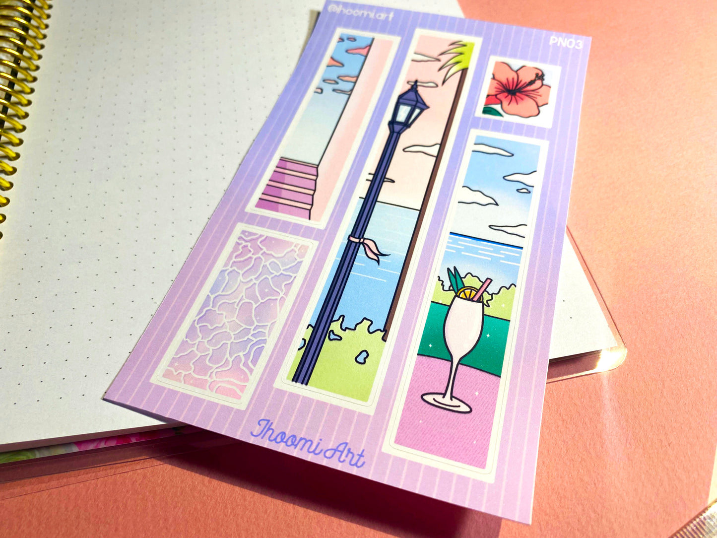 Sticker sheet | Landscape Set | Summer vibes