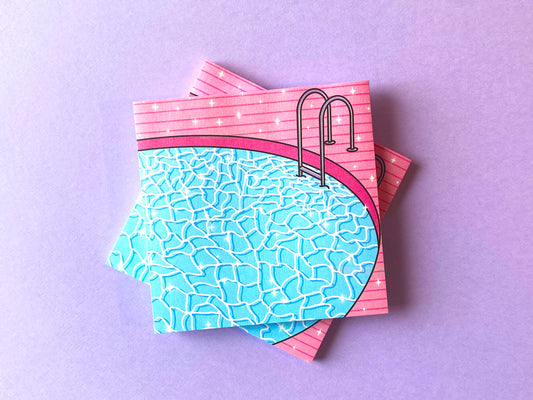 Sticky Notes “Dive into the pool”