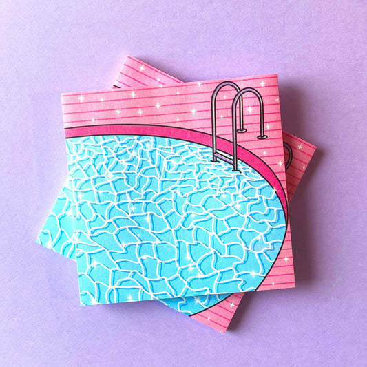 Sticky Notes “Dive into the pool”