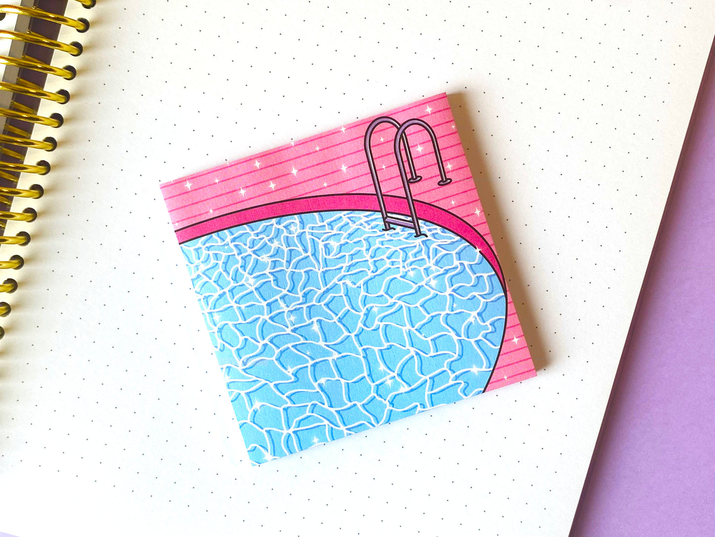 Sticky Notes “Dive into the pool”