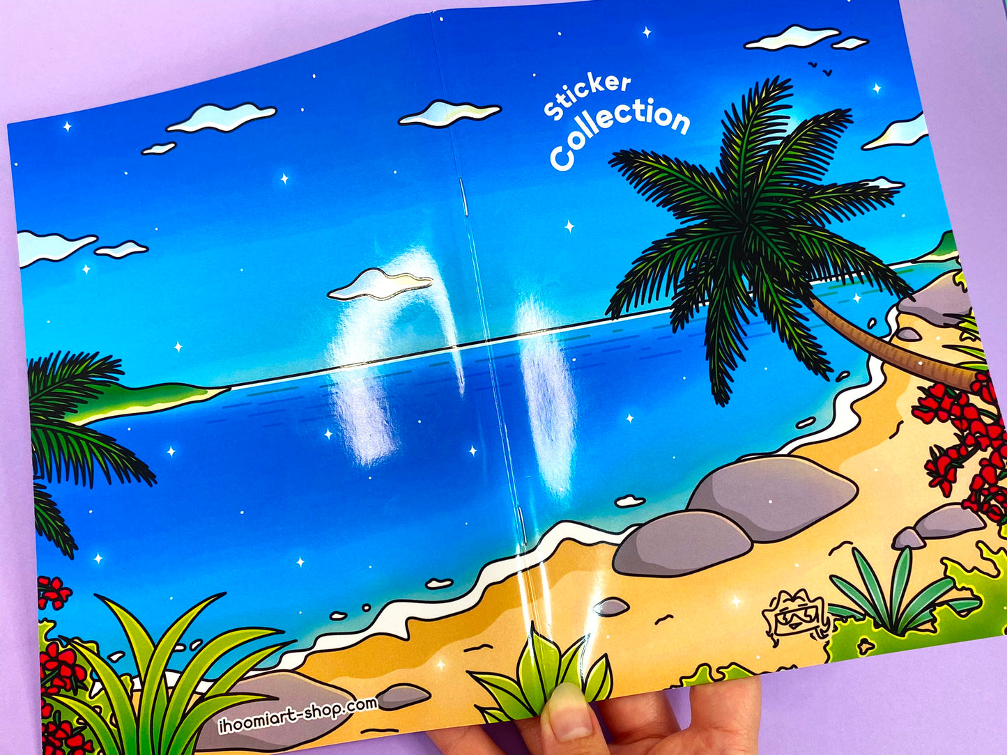 Tropical Exploration A5 Sticker Book