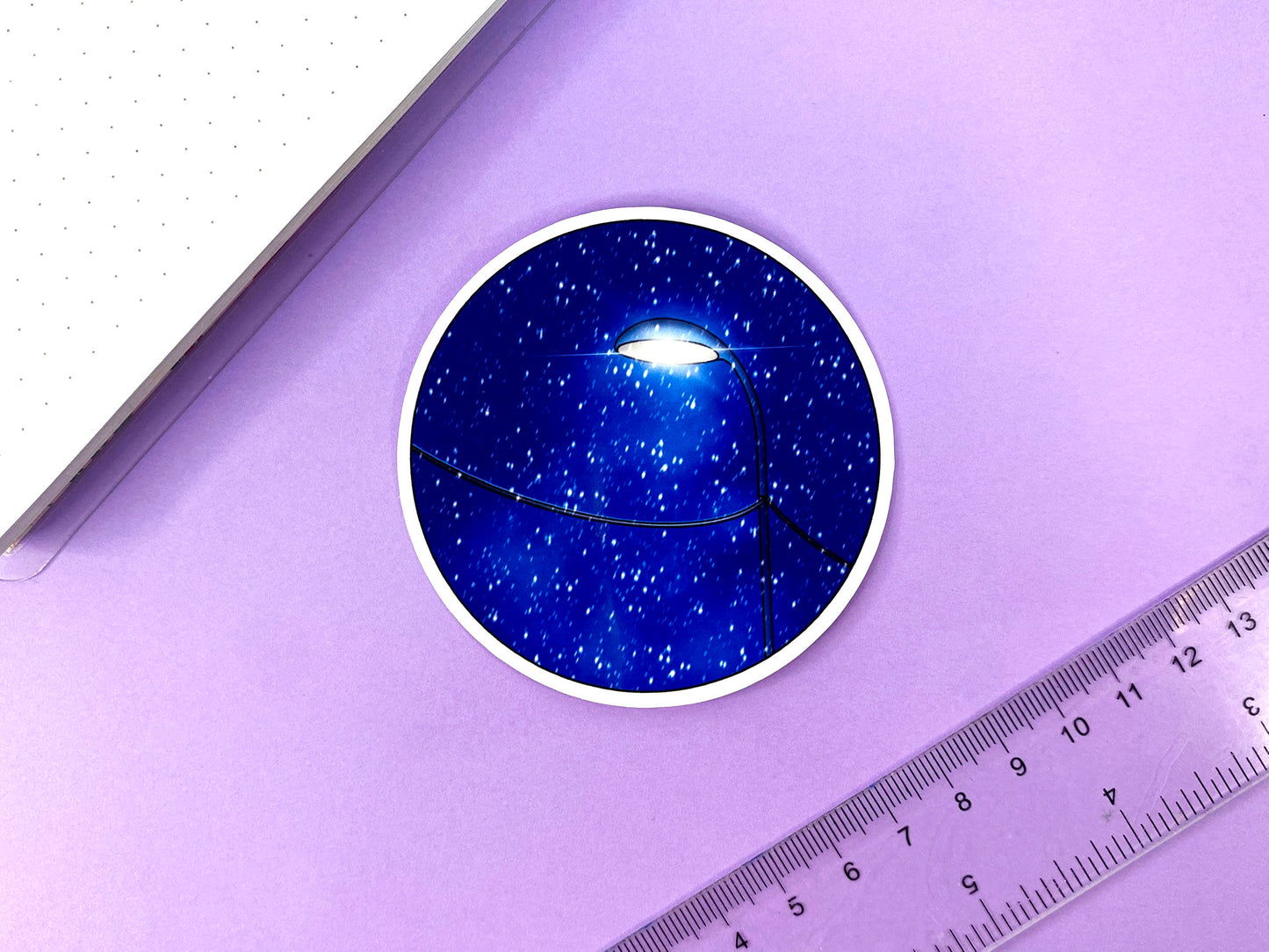 Sticker Rond Before Christmas | Fraiche nuit d'hiver