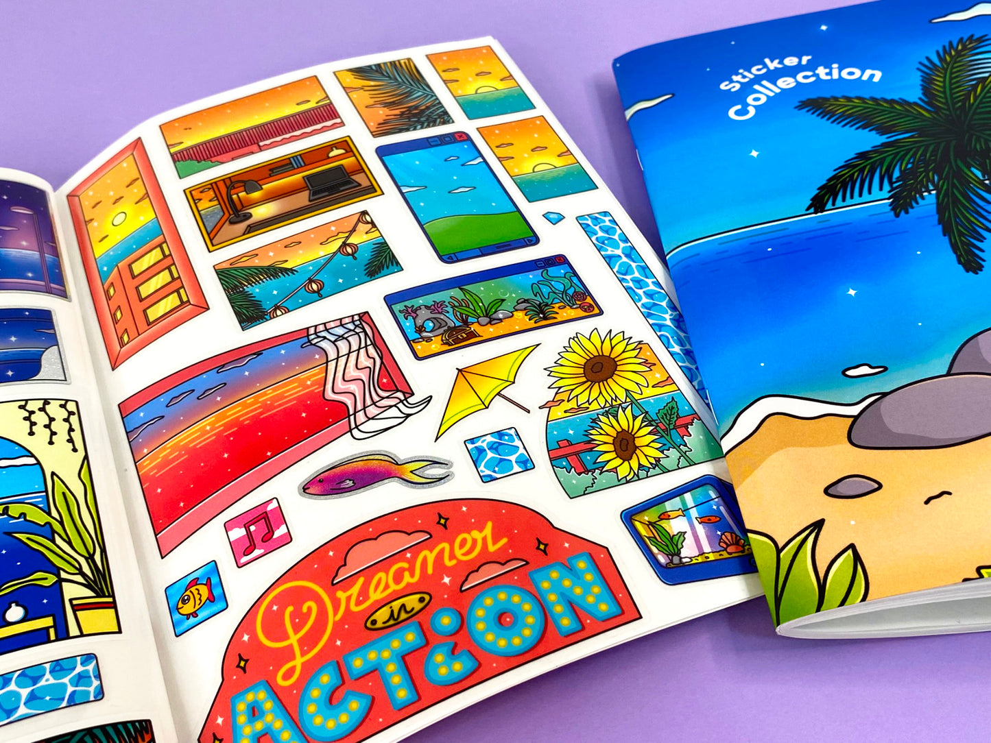 Tropical Exploration A5 Sticker Book