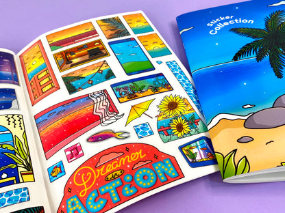 Tropical Exploration A5 Sticker Book