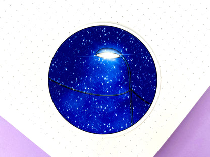 Sticker Rond Before Christmas | Fraiche nuit d'hiver