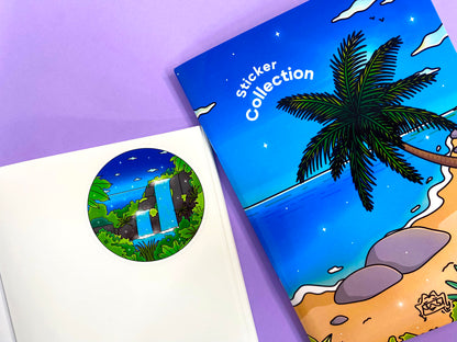 Tropical Exploration A5 Sticker Book