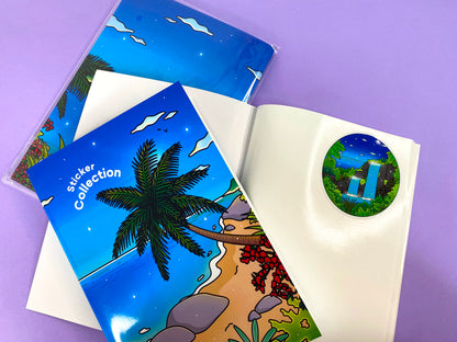 Tropical Exploration A5 Sticker Book