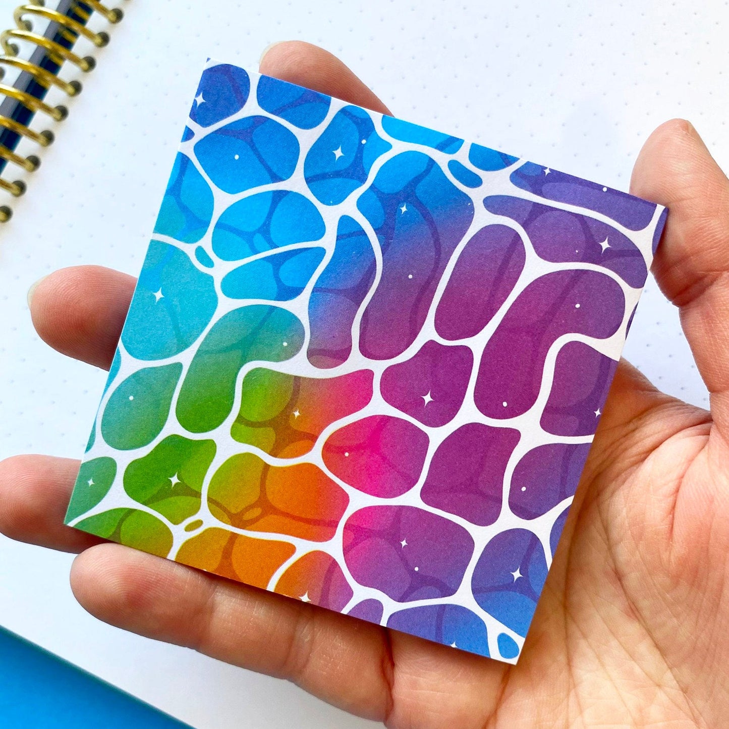 Sticky Notes Nostalgic Fish | Rainbow Digital Water