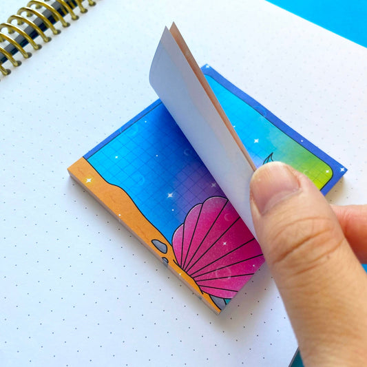 Sticky Notes Nostalgic Fish | Retro Digital Aquarium