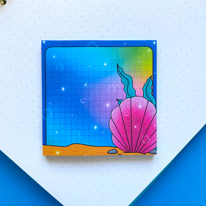 Sticky Notes Nostalgic Fish | Retro Digital Aquarium