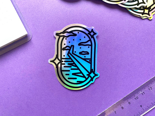 Holographic Waterproof Sticker - "Dreamy Fly"