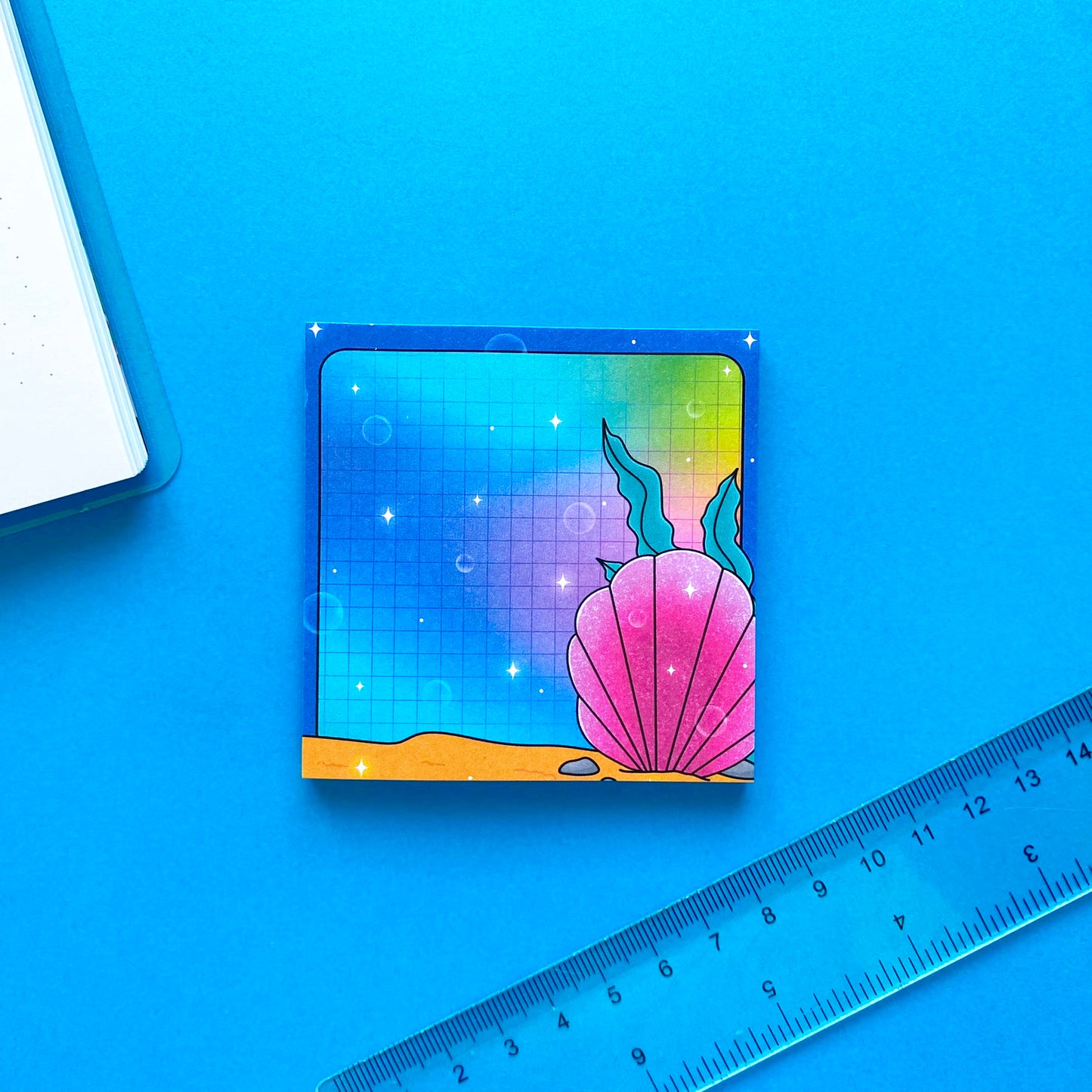 Sticky Notes Nostalgic Fish | Retro Digital Aquarium