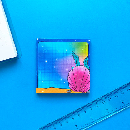 Sticky Notes Nostalgic Fish | Retro Digital Aquarium