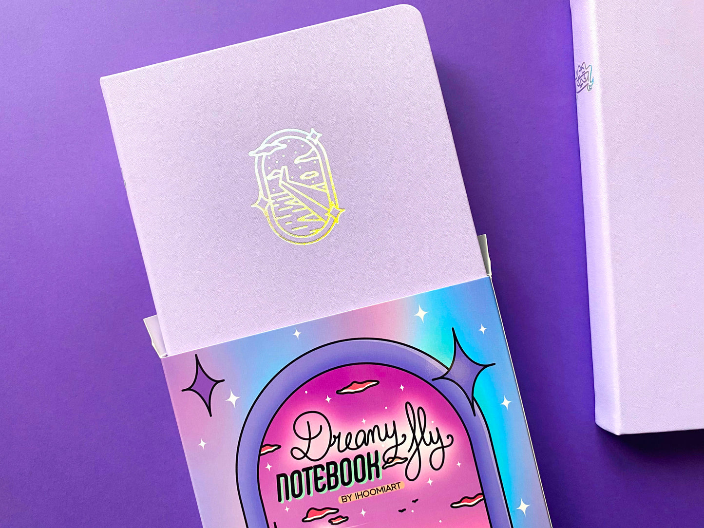 Carnet A5 Holographique "Dreamy Fly" avec boîte protectrice